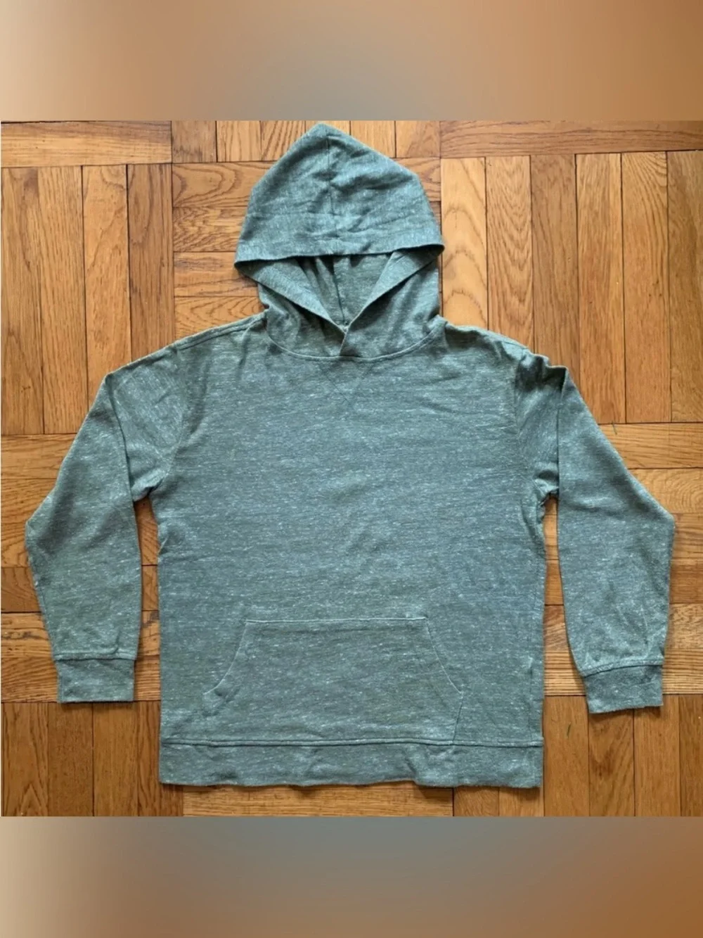 GAP Kid’s Heather Green Lightweight Pullover Hoodie